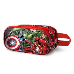 Capa do artigo Marvel Os Vingadores Almighty Estojo Duplo 3D, Vermelho