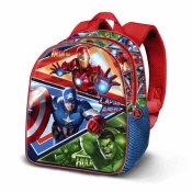 Capa do artigo Marvel Os Vingadores Battle Mochila 3D Elite, Azul