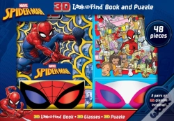 Capa do artigo Marvel Spider-Man: 3d Look And Find Book And Puzzle