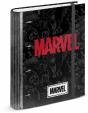 Marvel Timely Pasta de 4 Anéis Papel Quadriculado, Preta - Preview