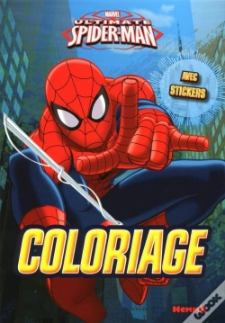 Capa do artigo Marvel Ultimate Spider-Man Coloriage Avec Stickers (Visuel Y) - Tome 3a