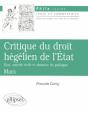 Marx, Critique Du Droit Hégélien De L'Etat - Preview