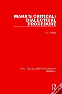 Capa do artigo Marx'S Critical/Dialectical Procedure (Rle Marxism)