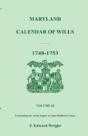 Maryland Calendar Of Wills, Volume 10: 1 - Preview