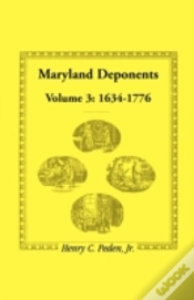 Capa do artigo Maryland Deponents: Volume 3, 1634-1776