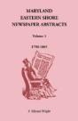 Maryland Eastern Shore Newspaper Abstrac - Preview