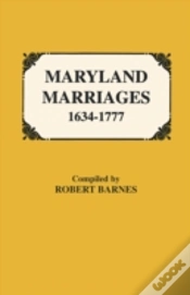 Capa do artigo Maryland Marriages 1634-1777