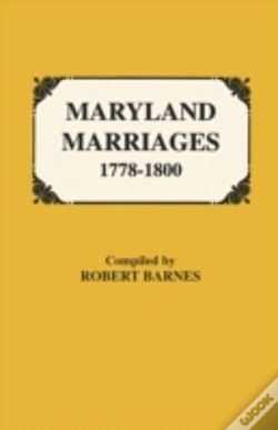 Capa do artigo Maryland Marriages 1778-1800