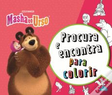 Masha e o Urso - Procura e Encontra para Colorir