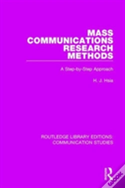 Capa do artigo Mass Communications Research Methods