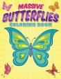 Massive Butterflies Coloring Book - Preview