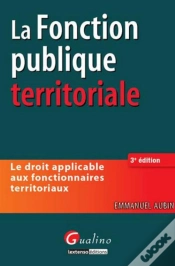 Capa do artigo Master Pro- Droit De La Fonction Publique Territoriale,3eme Edition