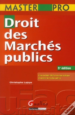 Capa do artigo Master Pro - Droit Des Marches Publics, 5e Edition