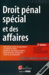 Master Pro - Droit Penal Special Et Des Affaires, 3eme Edition