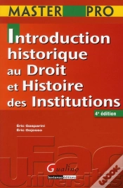 Capa do artigo Master Pro- Introduction Historique Au Droit Et Aux Institutions,4eme Edition