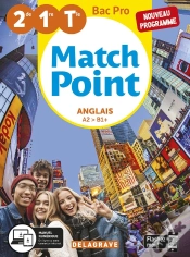 Capa do artigo Match Point : Anglais ; 2de 1re Tle Bac Pro 2020 - Pochette Élèe (Édition 2020)