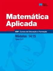 Capa do artigo Matemática Aplicada - Módulos 14,15 - Cursos de Educação e Formação