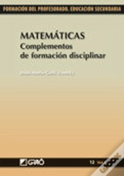 Capa do artigo Matemáticas. Complementos De Formación Disciplinar