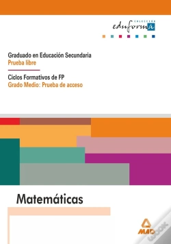 Capa do artigo Matemáticas. Graduado En Educación Secundaria (Prueba Libre). Ciclos Formativos De Fp (Grado Medio:
