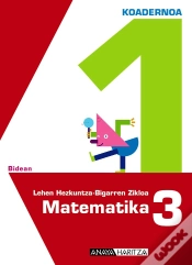 Capa do artigo Matematika 3. 1 Koadernoa.