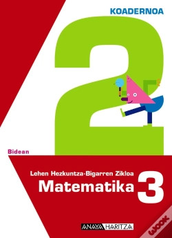 Capa do artigo Matematika 3. 2 Koadernoa.