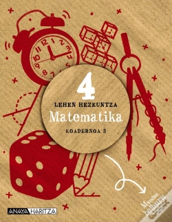 Capa do artigo Matematika 4ºEp Euskera Koadernoa 3 Operac.Mundo 23