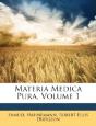 Materia Medica Pura, Volume 1 - Preview