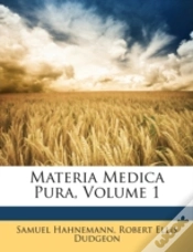 Capa do artigo Materia Medica Pura, Volume 1