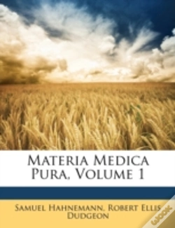 Capa do artigo Materia Medica Pura, Volume 1