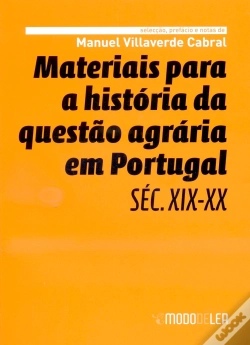 Capa do artigo Materiais para a História da Questão Agrária em Portugal