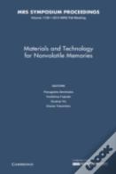 Materials And Technology For Nonvolatile Memories: Volume 1729