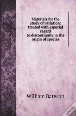 Capa do artigo Materials For The Study Of Variation