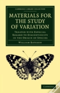 Capa do artigo Materials For The Study Of Variation