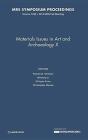 Materials Issues In Art And Archaeology X: Volume 1656 - Preview