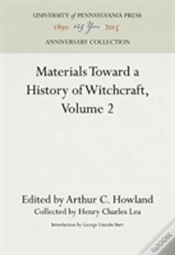 Capa do artigo Materials Toward A History Of Witchcraft, Volume 2