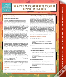 Capa do artigo Math 2 Common Core 10th Grade (Speedy Study Guides)