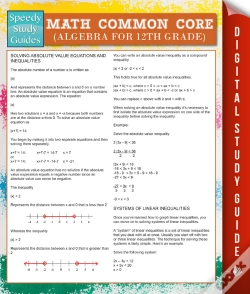 Capa do artigo Math Common Core (Algebra For 12th Grade) (Speedy Study Guides)