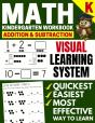 Math Kindergarten Workbook - Preview
