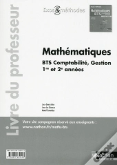 Mathemathiques Bts Cg 1ere Et 2eme Annee (Exos Et  Methodes) Professeur 2015
