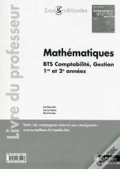 Capa do artigo Mathemathiques Bts Cg 1ere Et 2eme Annee (Exos Et  Methodes) Professeur 2015