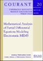 Mathematical Analysis Of Partial Differential Equations Modelling Electrostatic Mems - Preview