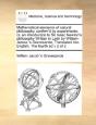 Mathematical Elements Of Natural Philosophy, Confirm'D By Experiments - Preview