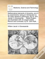 Capa do artigo Mathematical Elements Of Physicks, Prov