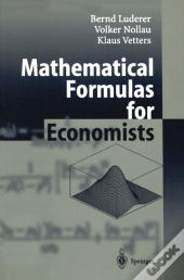Mathematical Formulas For Economists