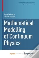 Mathematical Modelling Of Continuum Physics