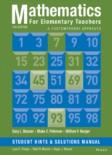 Mathematics For Elementary Teachers, Student Hints And Solutions Manual