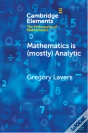 Capa do artigo Mathematics Is (Mostly) Analytic