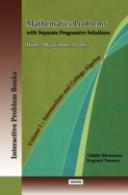 Mathematics Problems With Separate Progressive Solutions