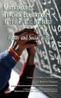 Mathematics Teacher Education In The Public Interest - Preview