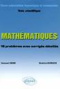Mathématiques, 16 Rpoblèmes Avec Corrigés Détaillés - Preview